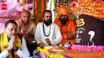 Uttarakhand CM Dhami joins Tapkeshwar Mahadev Shobha Yatra