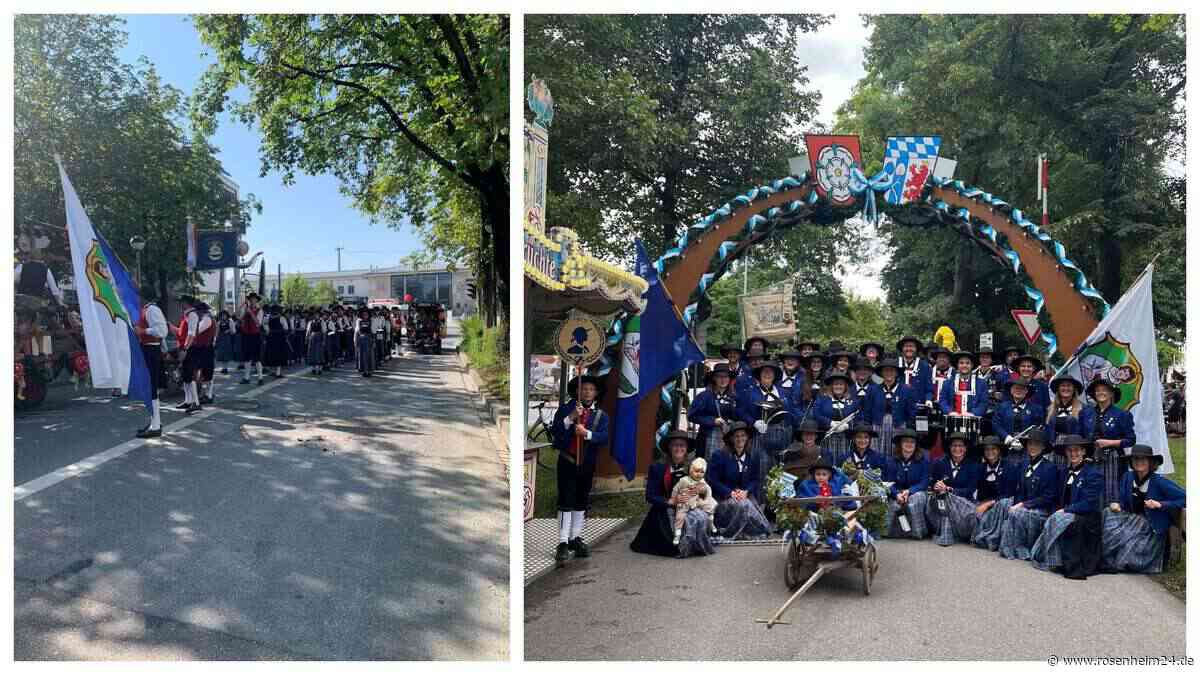 Spielmannszug Stephanskirchen feiert 50-jähriges Jubiläum auf dem Herbstfest Rosenheim