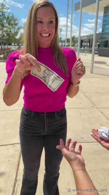 $5 Bill or a Mystery Piece of Paper Sixers Edition! #sixers #nba #shorts #basketball #philly #76ers