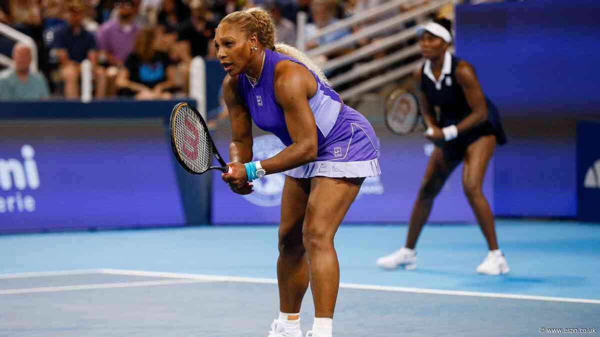 Serena, Venus team again for US Open doubles