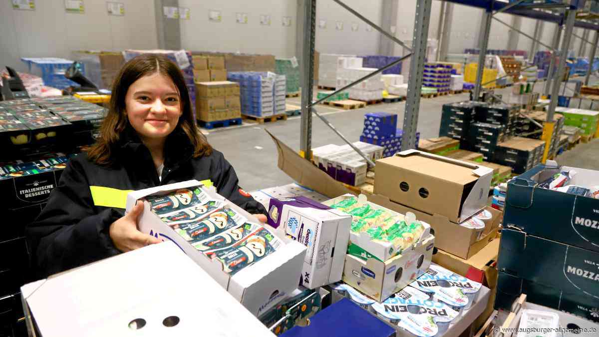 Arbeiten im Tiefkühlzentrallager bei Norma in Dettingen