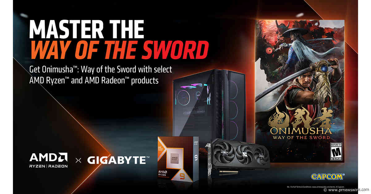GIGABYTE Partners with AMD to Bring Onimusha: Way of the Sword Game Bundle to Gamers