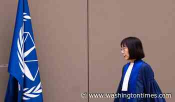 Sanctioned international court president says she asked Japan to help de-escalate tensions with U.S.