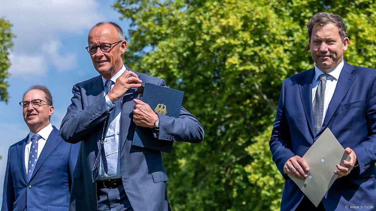 Schwarz-Rot in Klausur: In Neuhardenberg sieht die Welt für Merz ziemlich ok aus - noch
