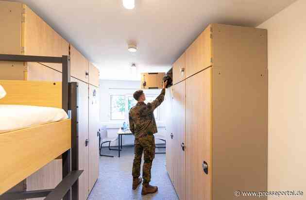 Premiere - Erste Unterkünfte für den Neuen Wehrdienst in der Eifelkaserne in Gerolstein übergeben