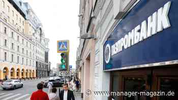 Russland-Sanktionen: Gazprombank-Manager sollen von Sanktionen profitiert haben