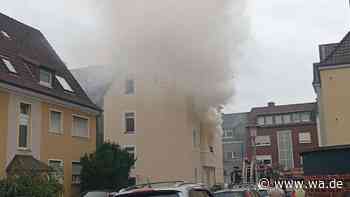 Feuerwehreinsatz im Hammer Westen – Straße gesperrt