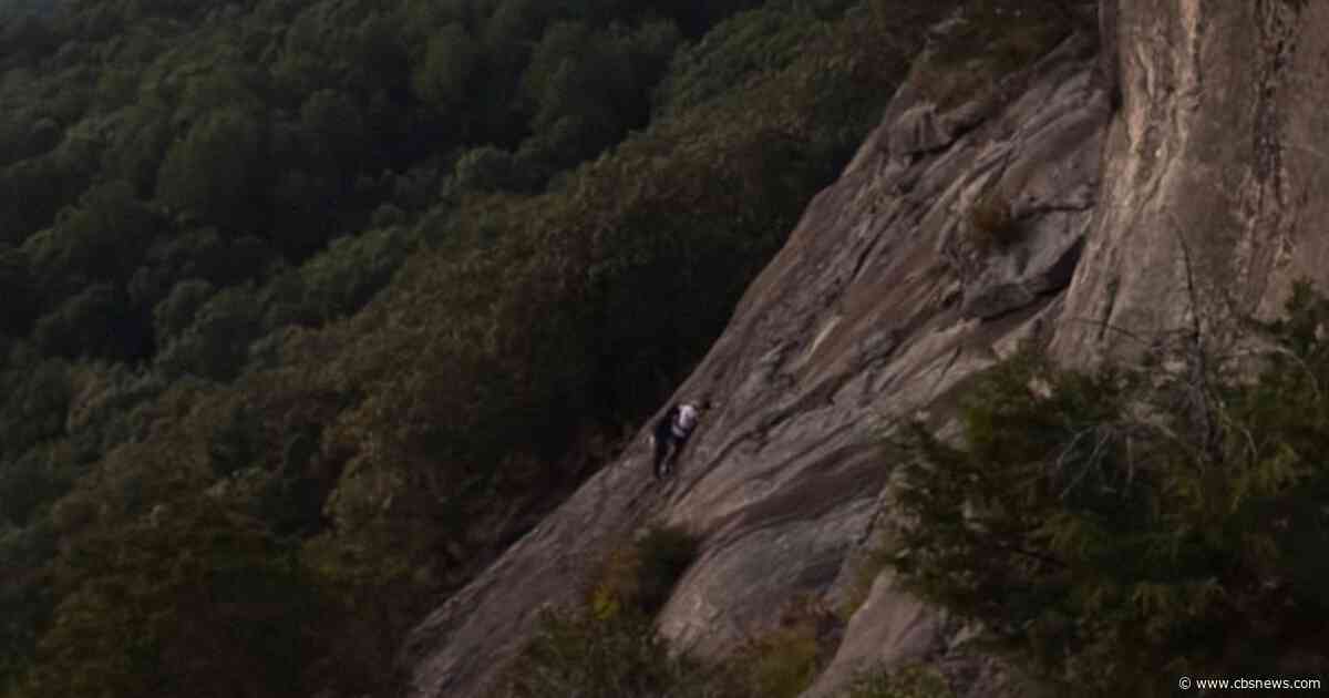 Climber rescued from narrow ledge 260 feet up Mount Yonah in North Georgia