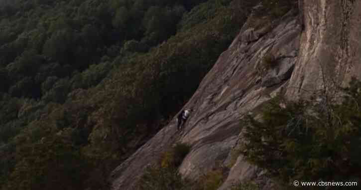 Climber rescued from narrow ledge 260 feet up Mount Yonah in North Georgia