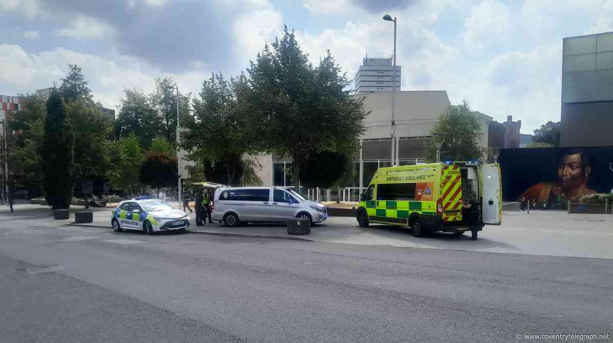 Man suffers medical emergency near the Belgrade Theatre in Coventry