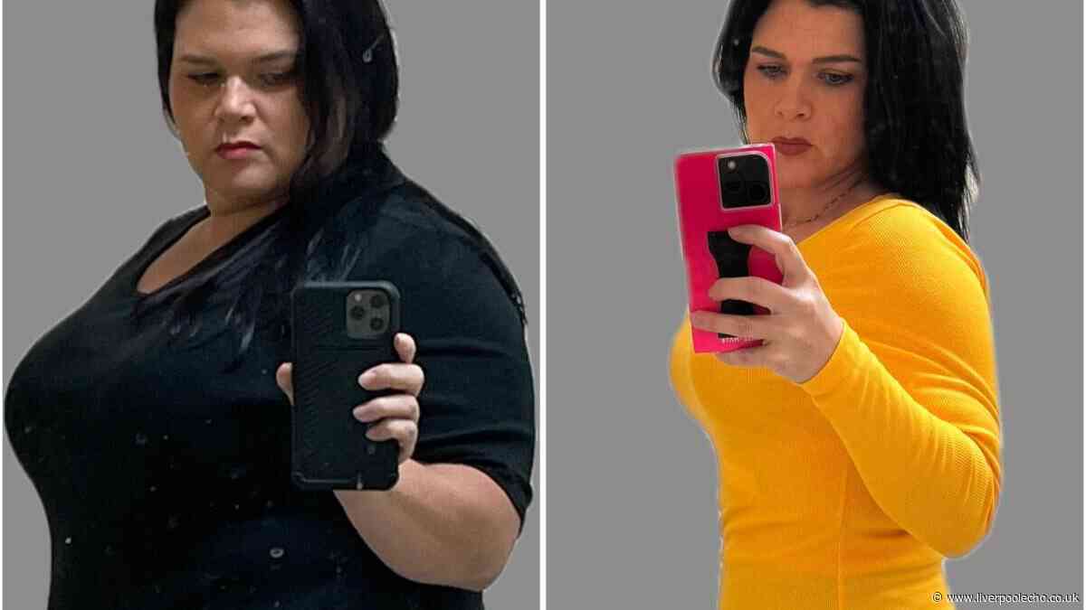 Woman sheds 11 stone with app and 'doable' workout using one thing found in all homes