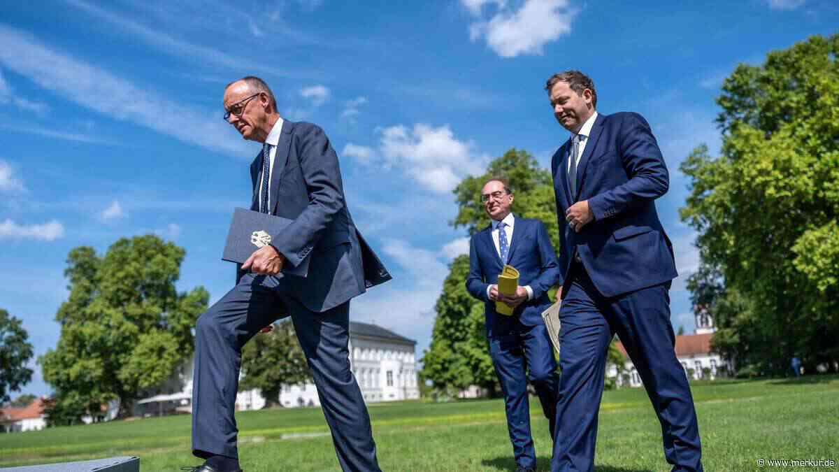 Sonne, Schloss, Sonnenbrille – und dann überschattet die Zuckersteuer die Kabinettsklausur