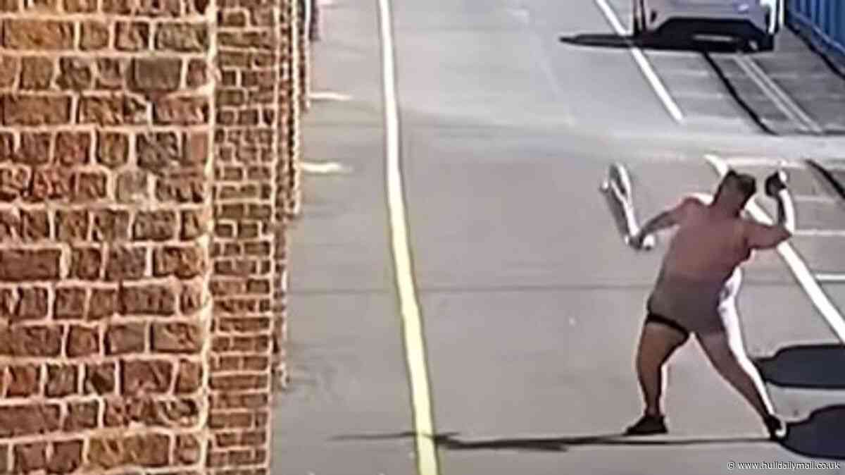 Jailhouse blocked - Not-so-smooth criminal's Hull prison drug delivery attempts caught on camera