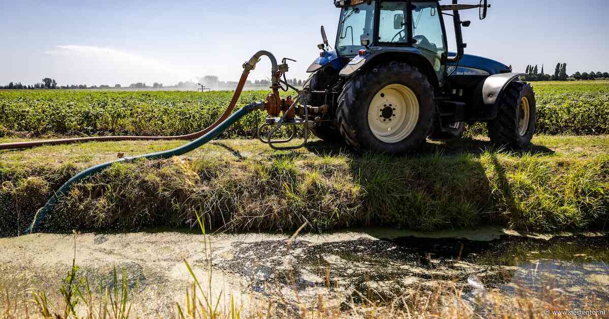 Regen brengt verlichting, maar bij drie van de vijf waterschappen blijft pompen nog verboden