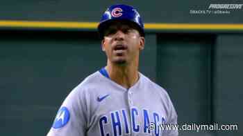 Chicago Cubs accused of breaking baseball's unwritten rule as tempers flare over 'bush league' antics