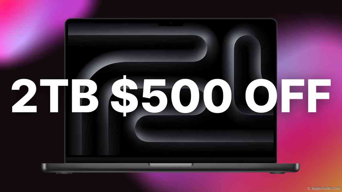 Save $500 on Apple's 2TB MacBook Pro with M5 Pro 20-core GPU