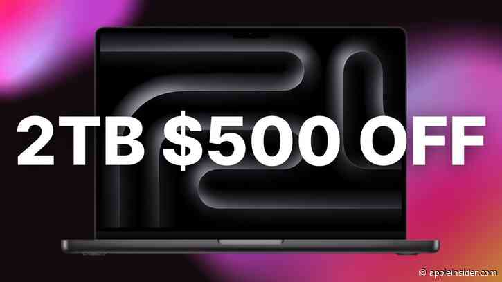 Save $500 on Apple's 2TB MacBook Pro with M5 Pro 20-core GPU