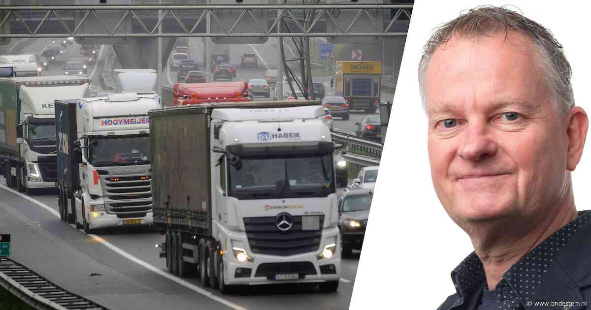 Waarom rijden al die vrachtwagens zo gevaarlijk dicht op elkaar?