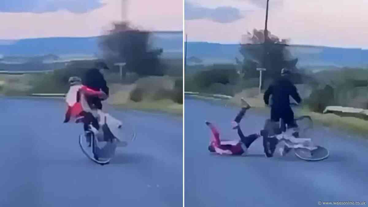 Youth charged after cyclist allegedly knocked off bike into oncoming traffic