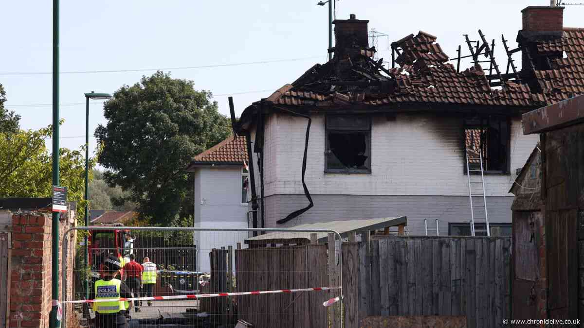 Two men arrested on suspicion of murder after child dies in North East house blaze