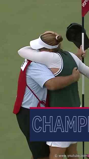 Maria McBride jumps to the sky! 🍾 Our newest USGA champion 🏆
