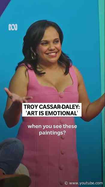 Why art makes Troy Cassar-Daley emotional