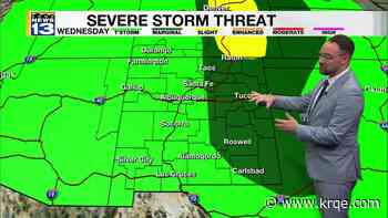 Moisture increases with temperatures remain above average