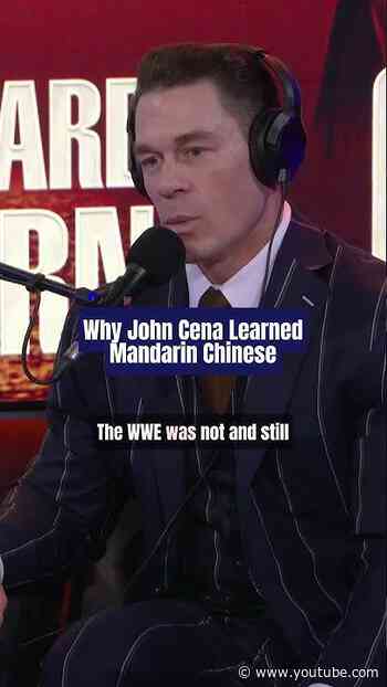 Why John Cena Learned Mandarin Chinese (2024)