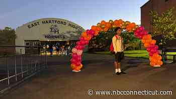 East Hartford seniors mark their last first day of school with sunrise tradition