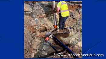 Crews in East Lyme work to repair overnight water main break