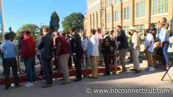 Hartford students get loud first-day welcome from Calling All Brothers