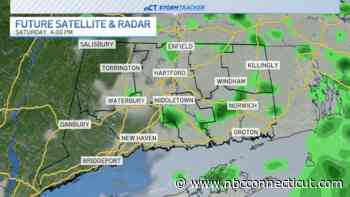 Cloudy and cooler with a few Saturday showers