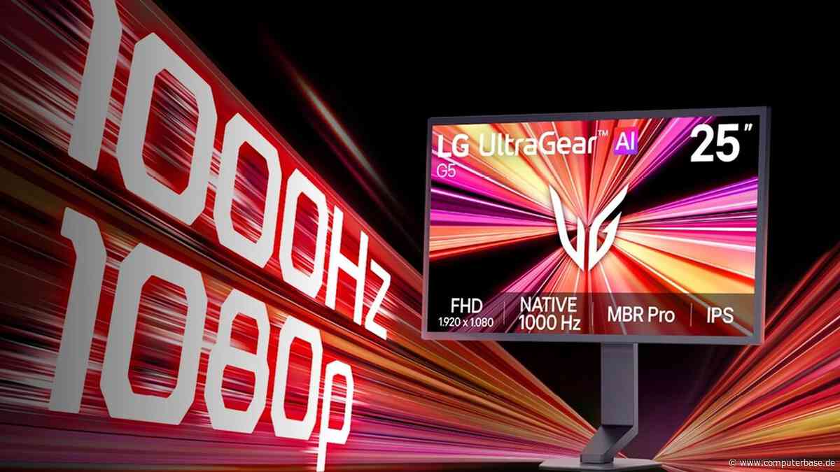 Jetzt verfügbar: LG liefert 1000-Hz-Monitor und packt noch 1 Monitor dazu
