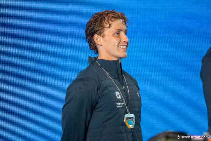Carson Foster Speaks Openly on 3-Medal Performance at Pan Pacs, 4×200 Free Relay, Bob Bowman Taper