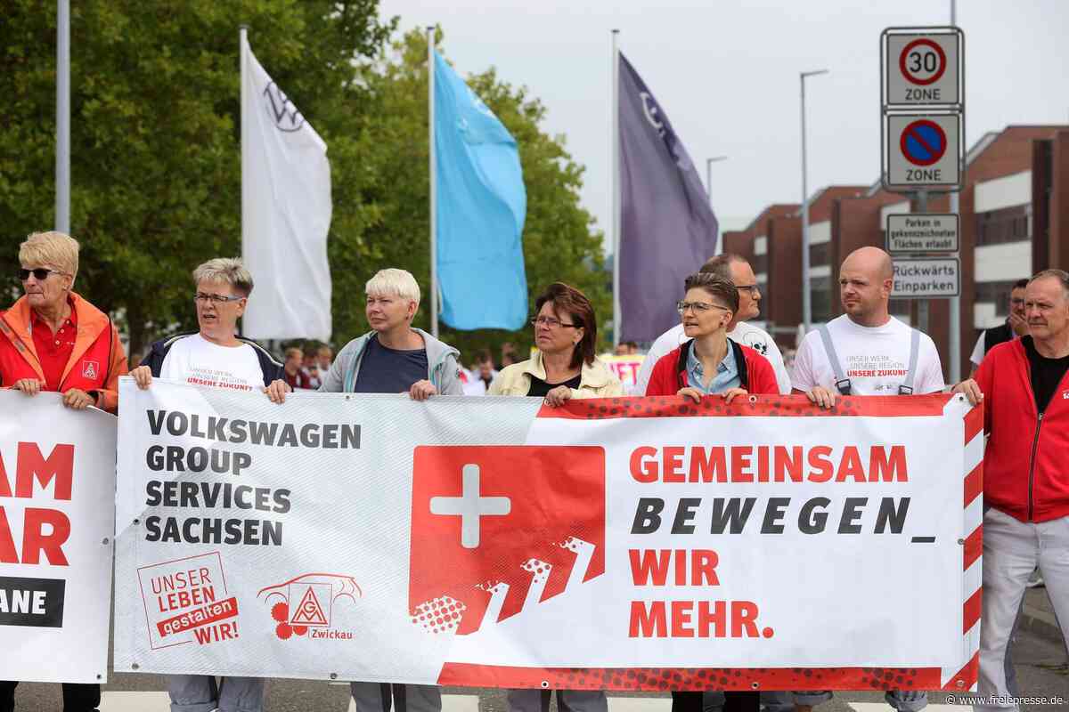 VW-Chef besucht Zwickau: Das sagen die Beschäftigten nach der Betriebsversammlung