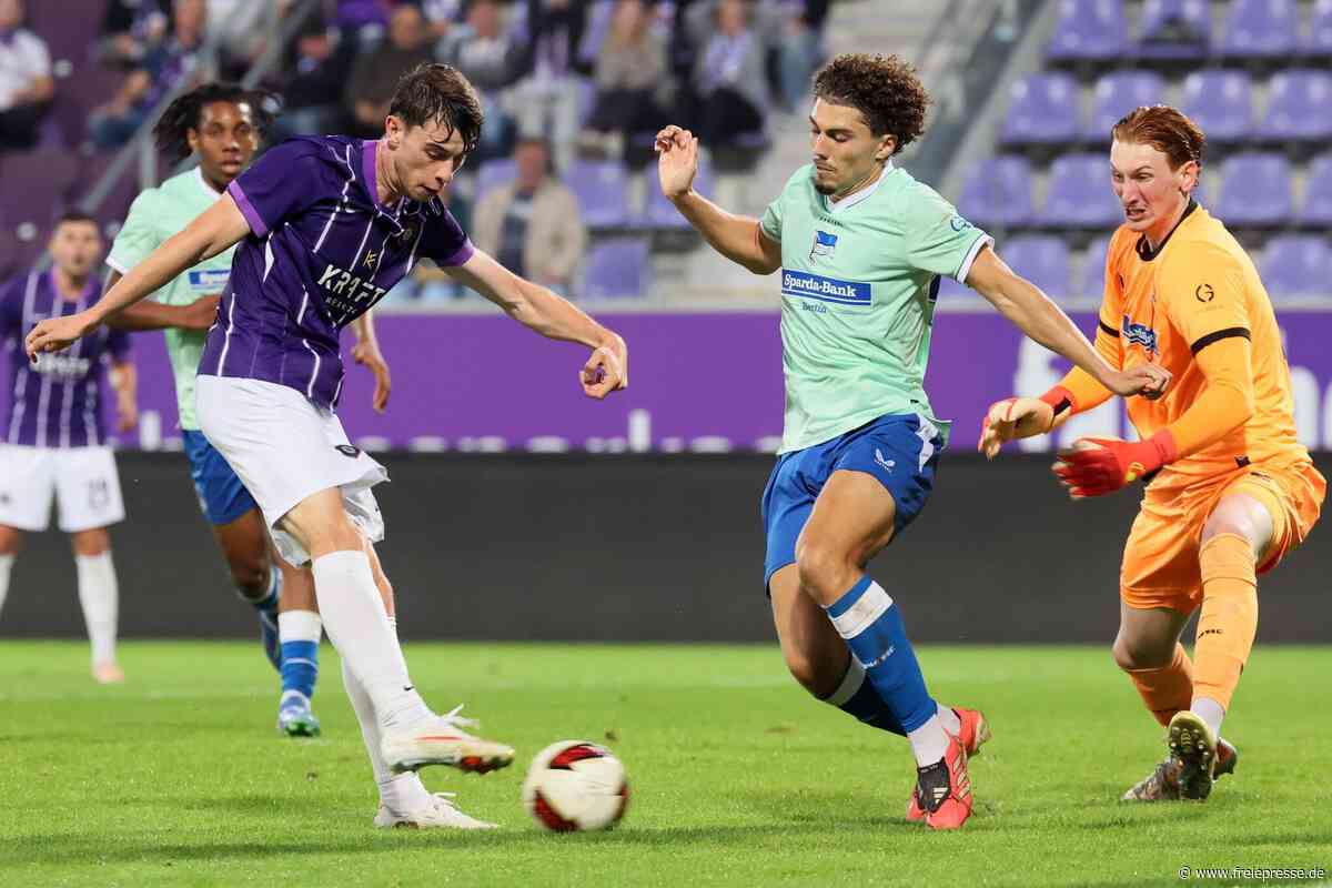 Harmlose Veilchen mit Nullnummer: Erzgebirge Aue verpasst Heimsieg gegen Hertha BSC II