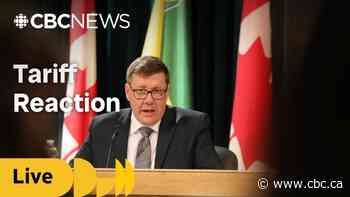 Premier Scott Moe answers questions amid trade war tensions