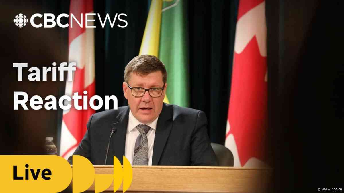 Premier Scott Moe answers questions amid trade war tensions