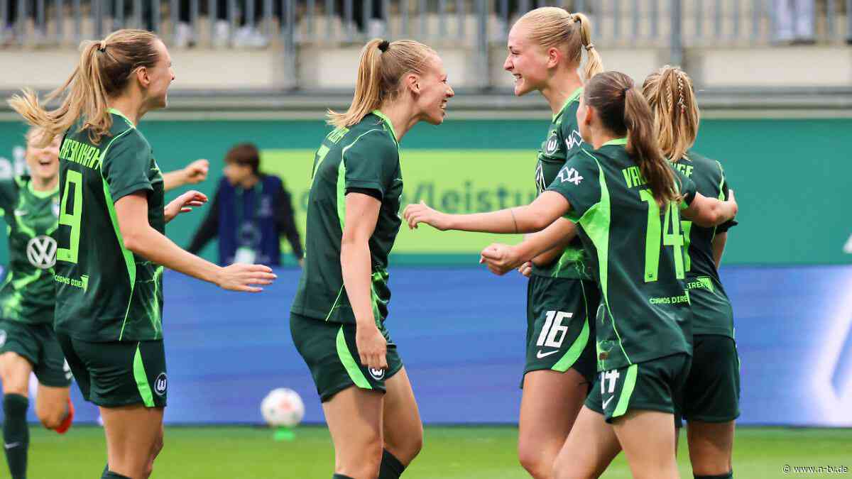 Eintracht-Frauen müssen zittern: Nach Rot für Zopf-Ziehen dominiert Wolfsburg die CL-Quali
