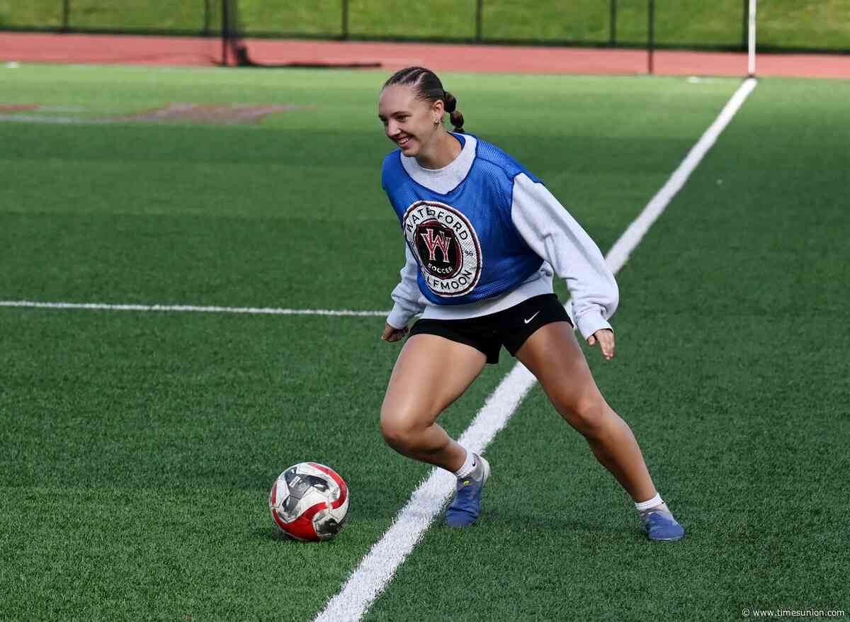 Penn State commit Payton Galuski, 1st girl to earn boys' soccer all-state nod, won't play this fall for Waterford-Halfmoon