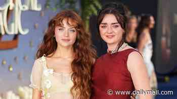 Practical Magic the next generation: Joey King turns heads in a sheer gown as she joins Maisie Williams at sequel premiere ahead of roles as Sandra Bullock's character's daughters