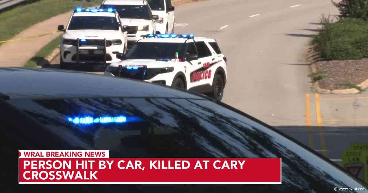 Woman killed while crossing street in Cary Wednesday afternoon