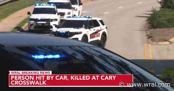 Woman killed while crossing street in Cary Wednesday afternoon