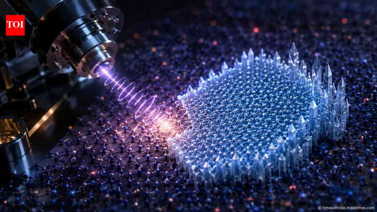 MIT scientists watched electrons rebuild in a quantum material like ice crystals