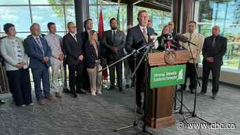 Premier Scott Moe announces retaliatory tariffs on U.S. booze, won't pull liquor from shelves