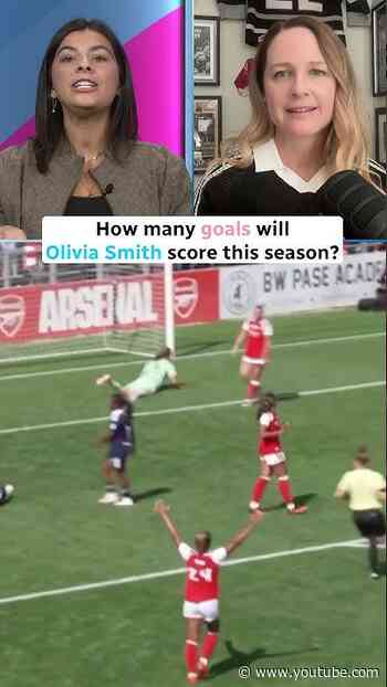 How many goals will Arsenal's Olivia Smith score this season?