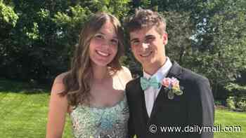 Son and mom drove along quiet Pennsylvania road in sick blue latex glove-clad convoy after he carried out terrible act of violence against his soccer player girlfriend, 18, cops say