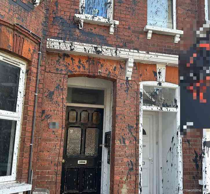 Mystery vandalism returns to Harrow as homes targeted with black and red paint