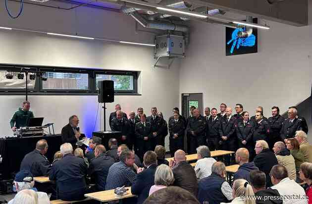 FW-EN: Neue Heimat für die Löscheinheit Wengern: Bürgermeister übergibt modernes Feuerwehrgerätehaus