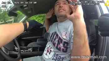 Bodycam footage shows humiliating moment 49ers owner Jed York is arrested in trailer park after trying to meet up with $140 prostitute